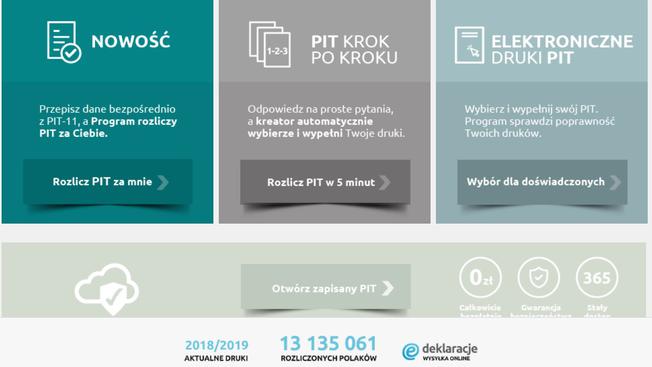 E-deklaracje 2019 - Elektroniczne rozliczenie podatku za...