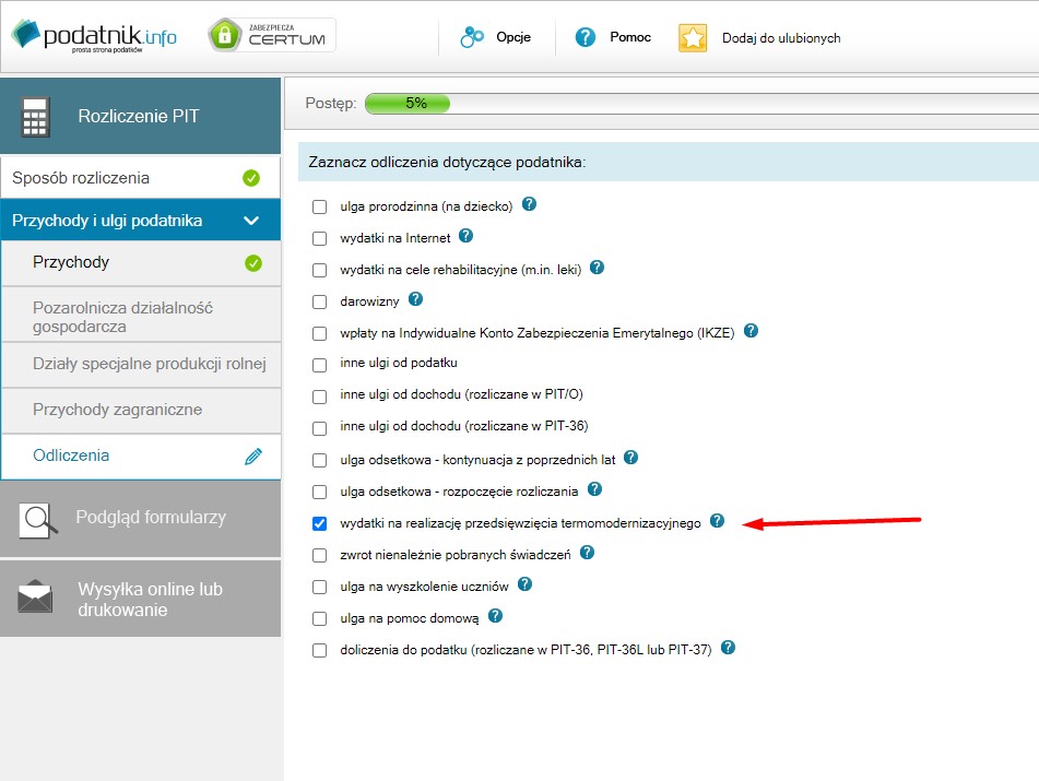 ulga termomodernizacyjna